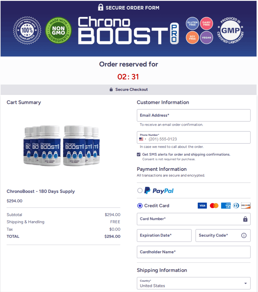 Chronoboost Pro Checkout